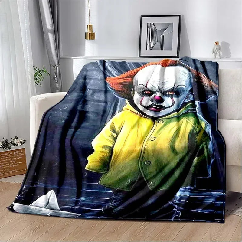 Mantas de Pennywise de Franela Suave 2 - Exclusivo Club Boo