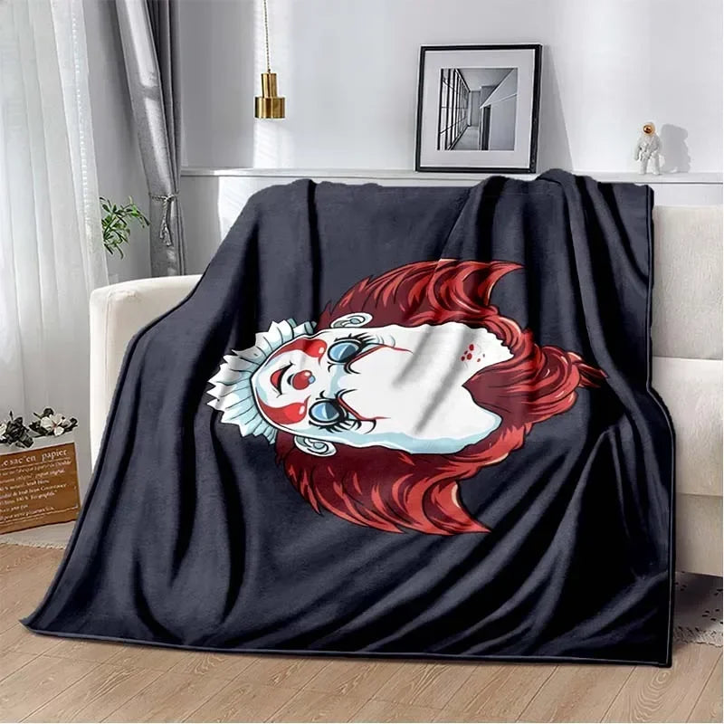 Mantas de Pennywise de Franela Suave 2 - Exclusivo Club Boo