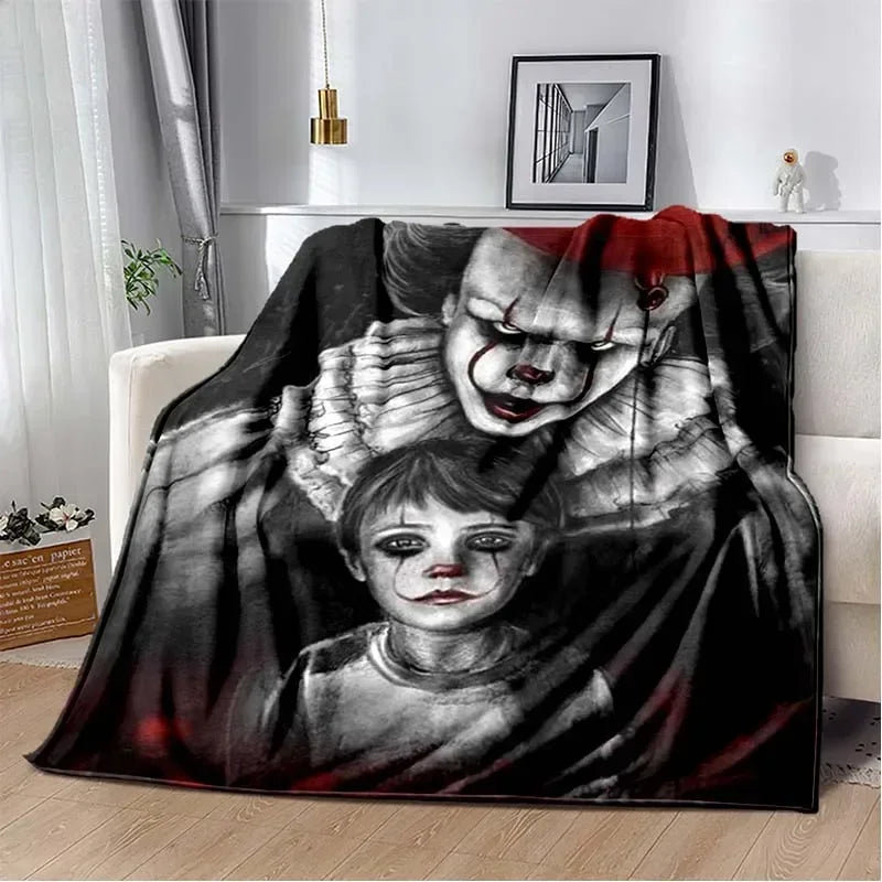 Mantas de Pennywise de Franela Suave 2 - Exclusivo Club Boo