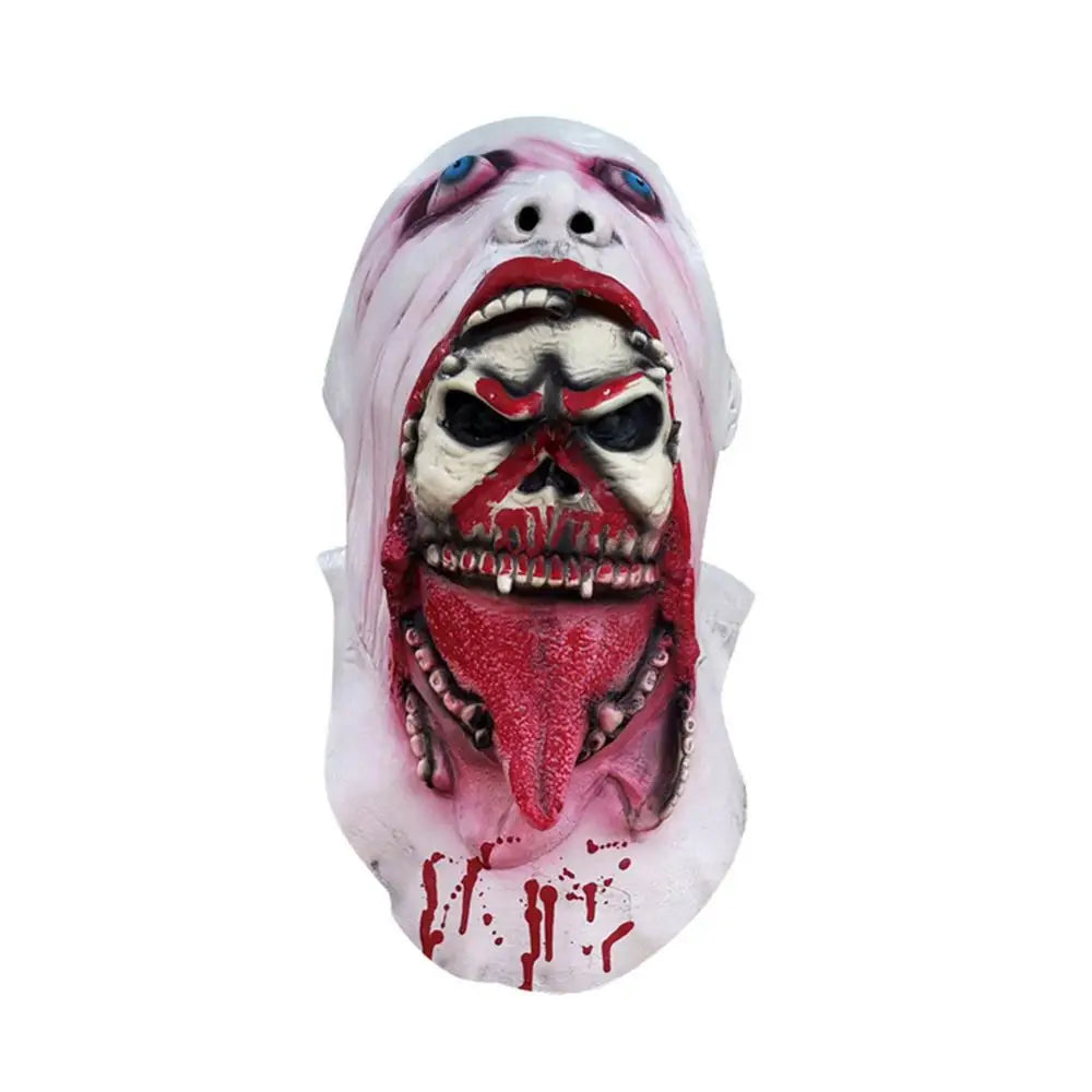 Máscara "Doble Horror Calavera Sangrienta"