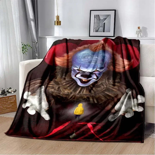Manta Pennywise de Franela Suave 1 – Exclusivo Club Boo