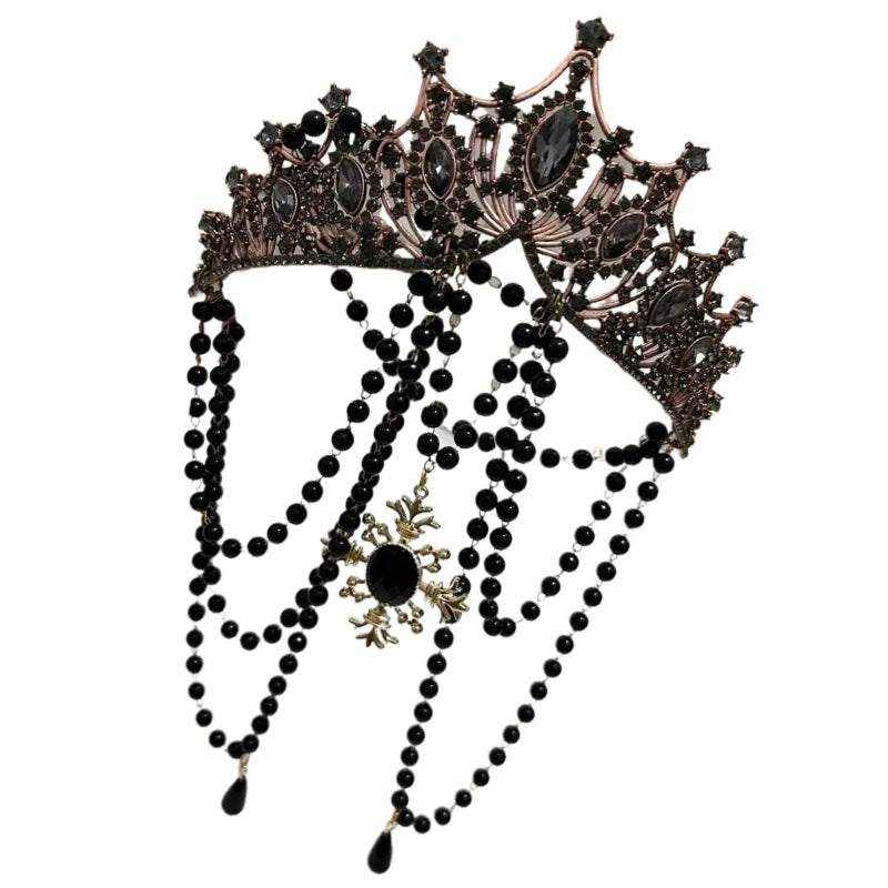 Diadema con acabados góticos Halloween