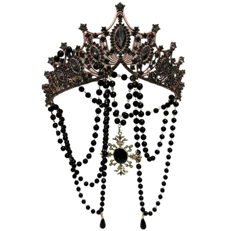 Diadema con acabados góticos Halloween