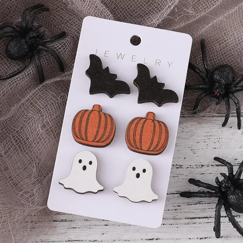Pack 3 Pendientes de Halloween